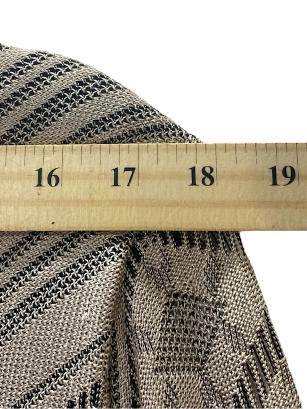 Studio C Taupe Lace Asymmetrical Fringe Dress 18 - Picture 9 of 9